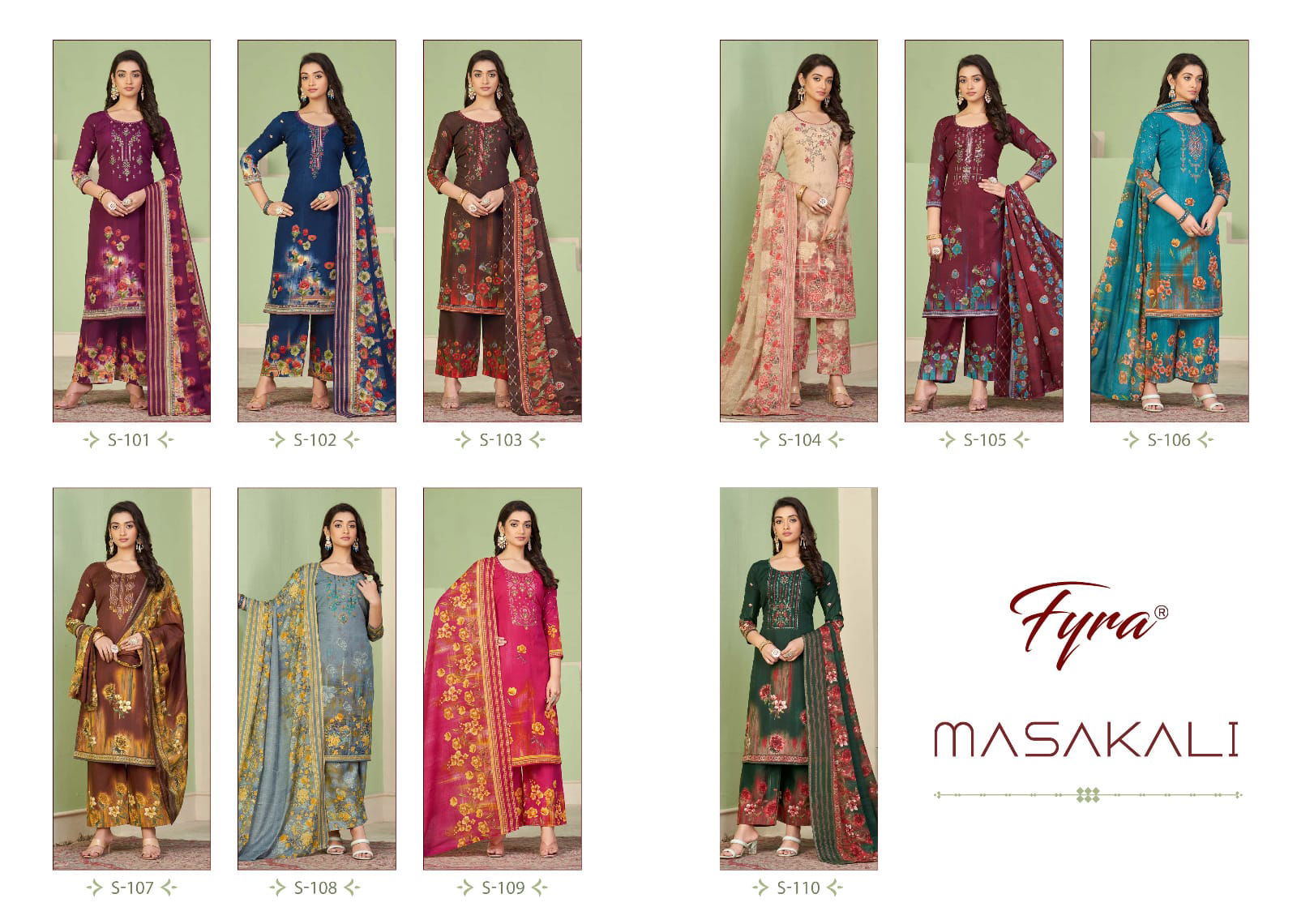 Masakali By Fyra Cotton Dress Material Catalog